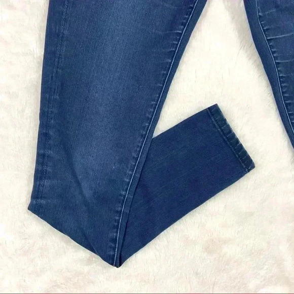 Vigoss Studio Dark Wash Lowrise Faded Stretch Skinny Jeans (Size 26/31) - Picture 9 of 14